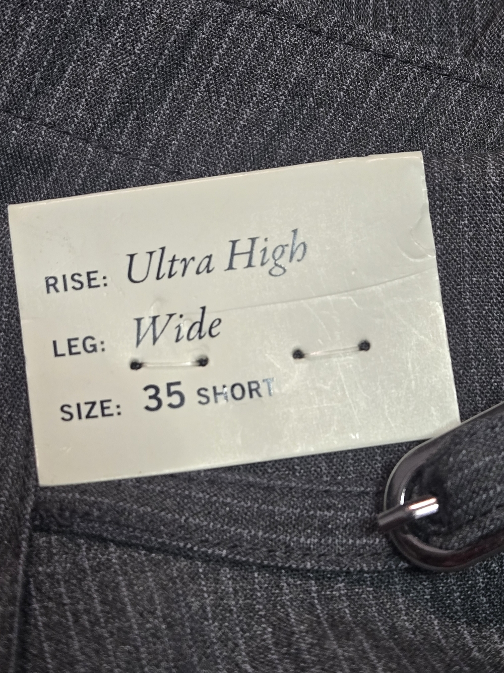 Abercrombie & Fitch Gray Wide-Leg Dress Pants - Picture 10 of 11